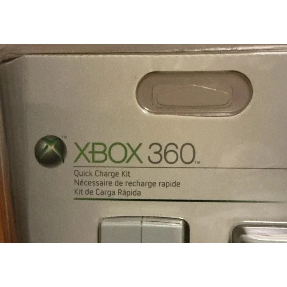 Microsoft Xbox 360 Live‎ Quick Charge Kit (White) New/Sealed